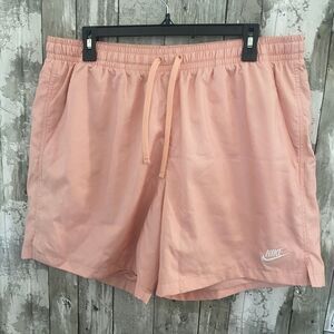 Nike mens woven flow club short arctic orange XL
